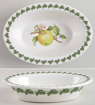Apple Harvest 8" Oval Vegetable Bowl