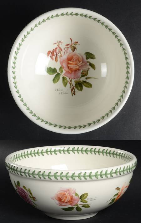 Botanic Roses 7" Salad Serving Bowl