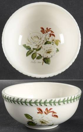 Botanic Roses Individual Salad/Dessert/Fruit Bowl