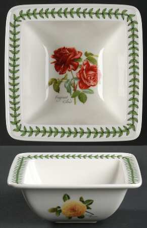 Botanic Roses Square Cereal Bowl