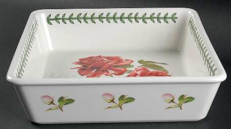 Botanic Roses 9" Square Baker