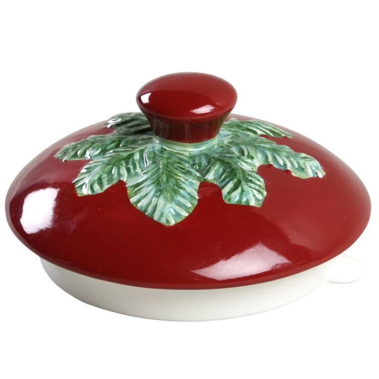 Holiday Garland Lid for Teapot