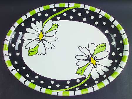 Daisy 19" Oval Serving Platter