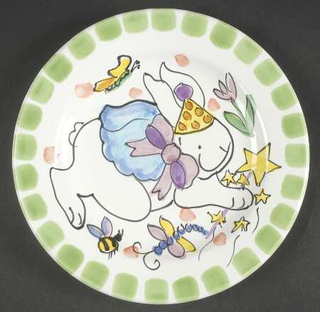 Backyard Circus Salad/Dessert Plate