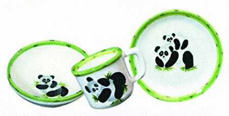 Pandamonium Child's Plate
