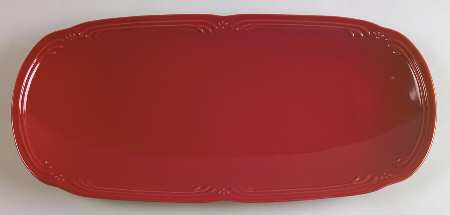Winterberry Ruby (Red) 16" Rectangular Serving Platter