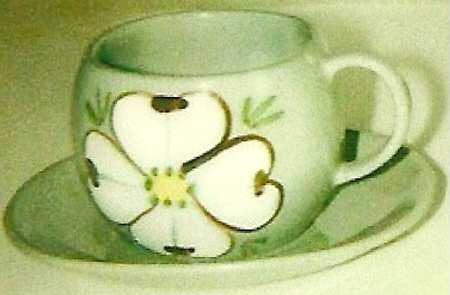 Maywood Flat Cup & Saucer Set