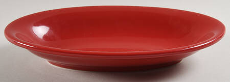 Red Hot Oval Dessert Bowl