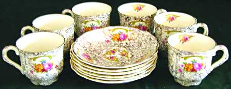PAL8 Flat Demitasse Cup & Saucer Set