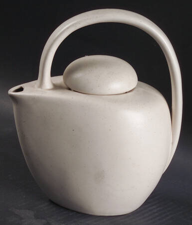 Ellipse Cream Teapot & Lid