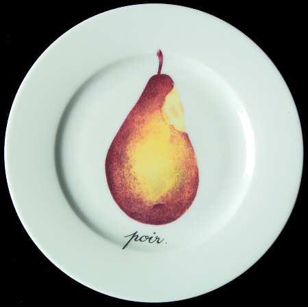 Pears Canape Plate