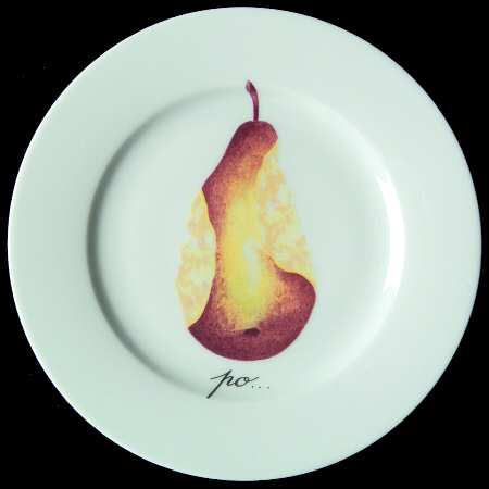 Pears Canape Plate
