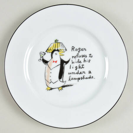 Penguins Salad Plate