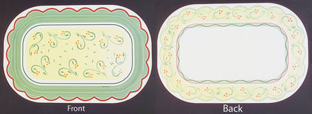 Italian Vine Reversible Vinyl Placemat