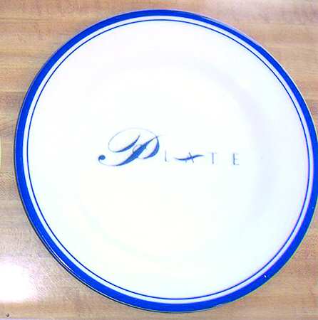 Paragraph Dinner Plate