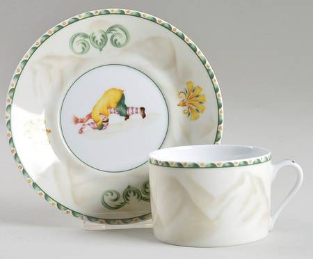 Tyrol Flat Cup & Saucer Set