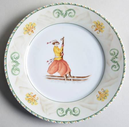 Tyrol Salad/Dessert Plate