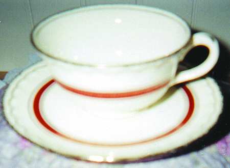 3082 Footed Cup & Saucer Set