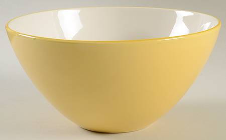 Martinique Yellow 9" Round Vegetable Bowl