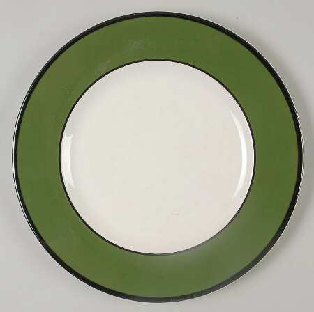 Spa Olive Green Salad Plate