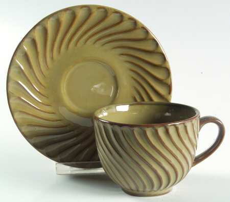 Cappuccino Flat Cup & Saucer Set