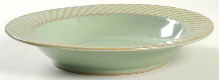Mint Rim Soup Bowl