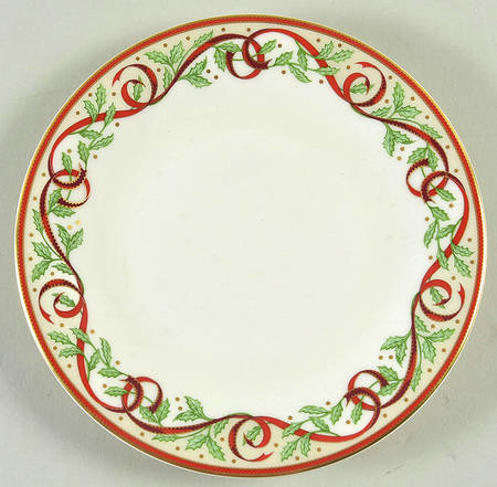 Winter Festival (On White) Bread & Butter Plate