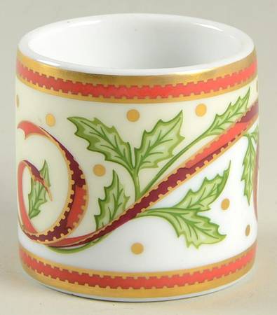Winter Festival (On White) Napkin Ring