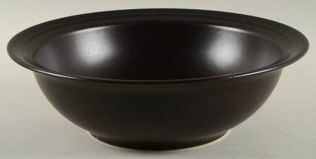 Midnight Brown 9" Round Vegetable Bowl