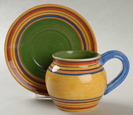 Santa Fe Flat Cup & Saucer Set
