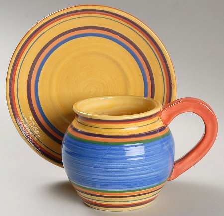 Santa Fe Flat Cup & Saucer Set