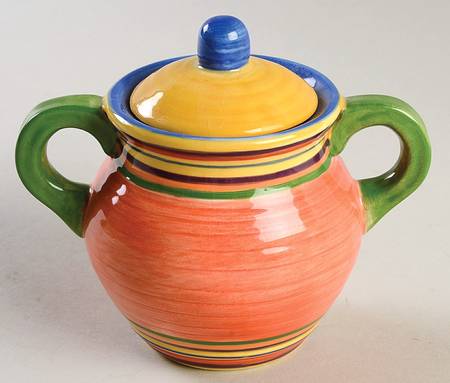 Santa Fe Sugar Bowl & Lid