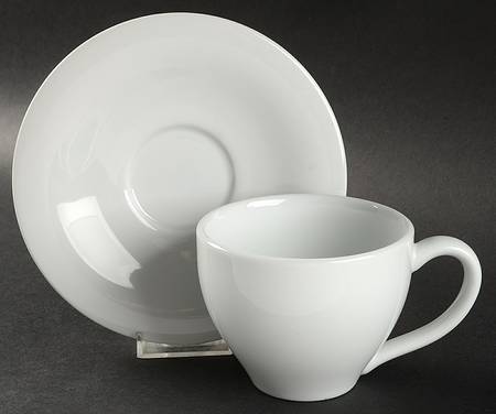 Bistro Flat Cup & Saucer Set