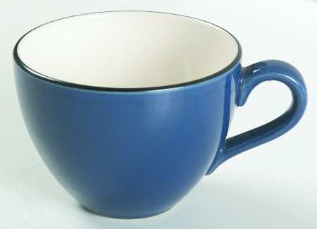 Spa Blueberry (Black Trim) Flat Cup