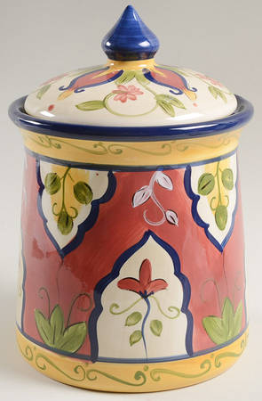 Vallarta Large Canister & Lid by Pier 1
