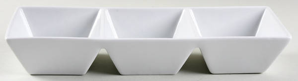 Great White Collection (Rim Shape) 3-Part Relish