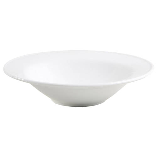 Great White Collection (Rim Shape) Large Rim Soup Bowl by Pottery Barn China