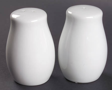Great White Collection (Rim Shape) Salt & Pepper Set