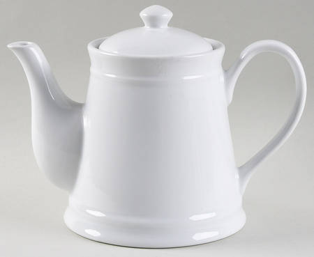 Great White Collection (Rim Shape) Teapot & Lid