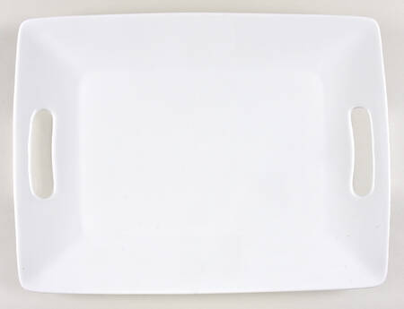 Great White Collection (Rim Shape) 17" Rectangular Serving Platter