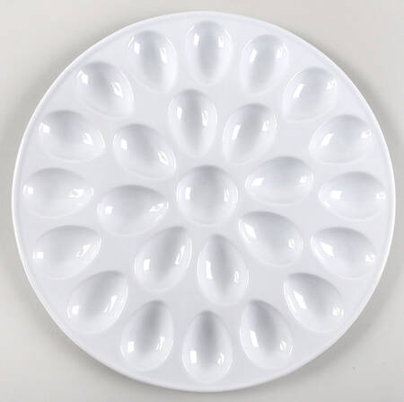 Great White Collection (Rim Shape) Deviled Egg Plate by Pottery Barn China