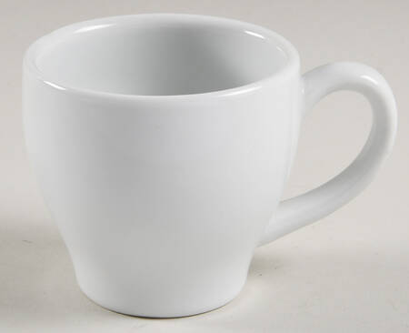Great White Collection (Rim Shape) Flat Demitasse Cup