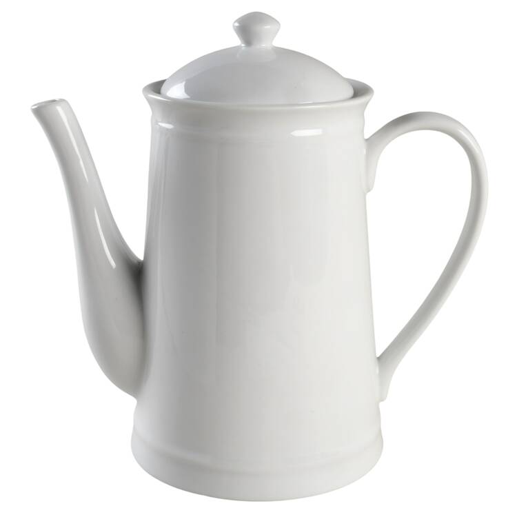 Great White Collection (Rim Shape) Coffee Pot & Lid