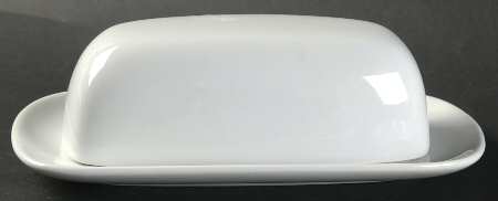 Great White Collection (Rim Shape) 1/4 Lb Covered Butter