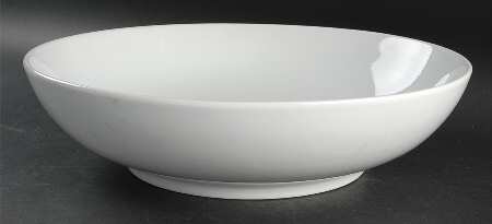 Great White Collection (Rim Shape) 15" Round Serving Bowl