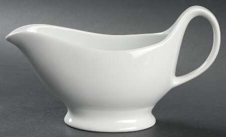 Great White Collection (Rim Shape) Gravy Boat