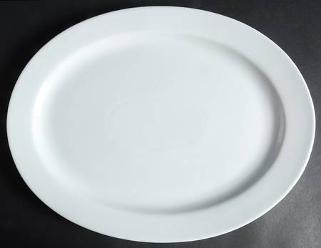 Great White Collection (Rim Shape) 16" Oval Serving Platter
