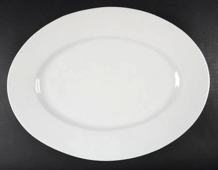 Great White Collection (Rim Shape) 16" Oval Serving Platter