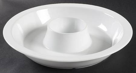 Great White Collection (Rim Shape) 1 Piece Chip & Dip