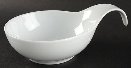 Great White Collection (Rim Shape) Lugged Soup/Cereal Bowl by Pottery Barn China